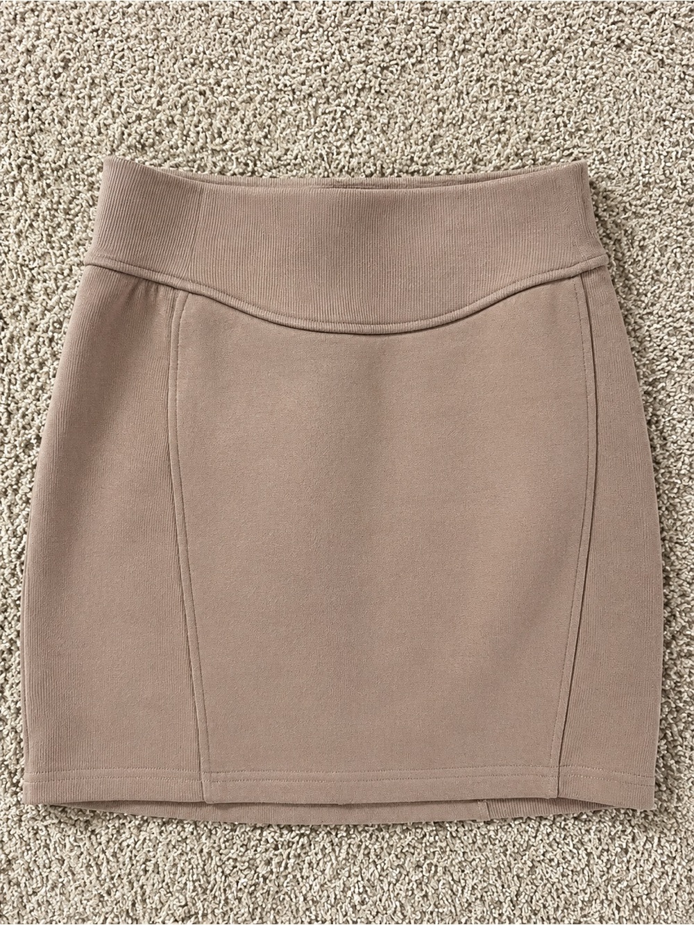 lululemon athletica Taupe Stretch Mini Skirt